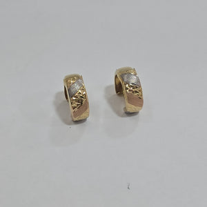 ARRACADAS PAR ORO 14 K 1,20 GRMS (SEMINUEVO)