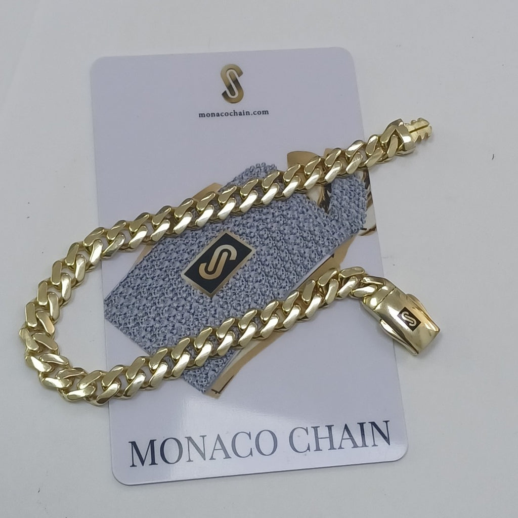 PULSERA MONACO ORO 10K 6.2 (NUEVO)