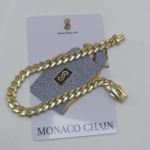 PULSERA MONACO ORO 10K 6.2 (NUEVO)