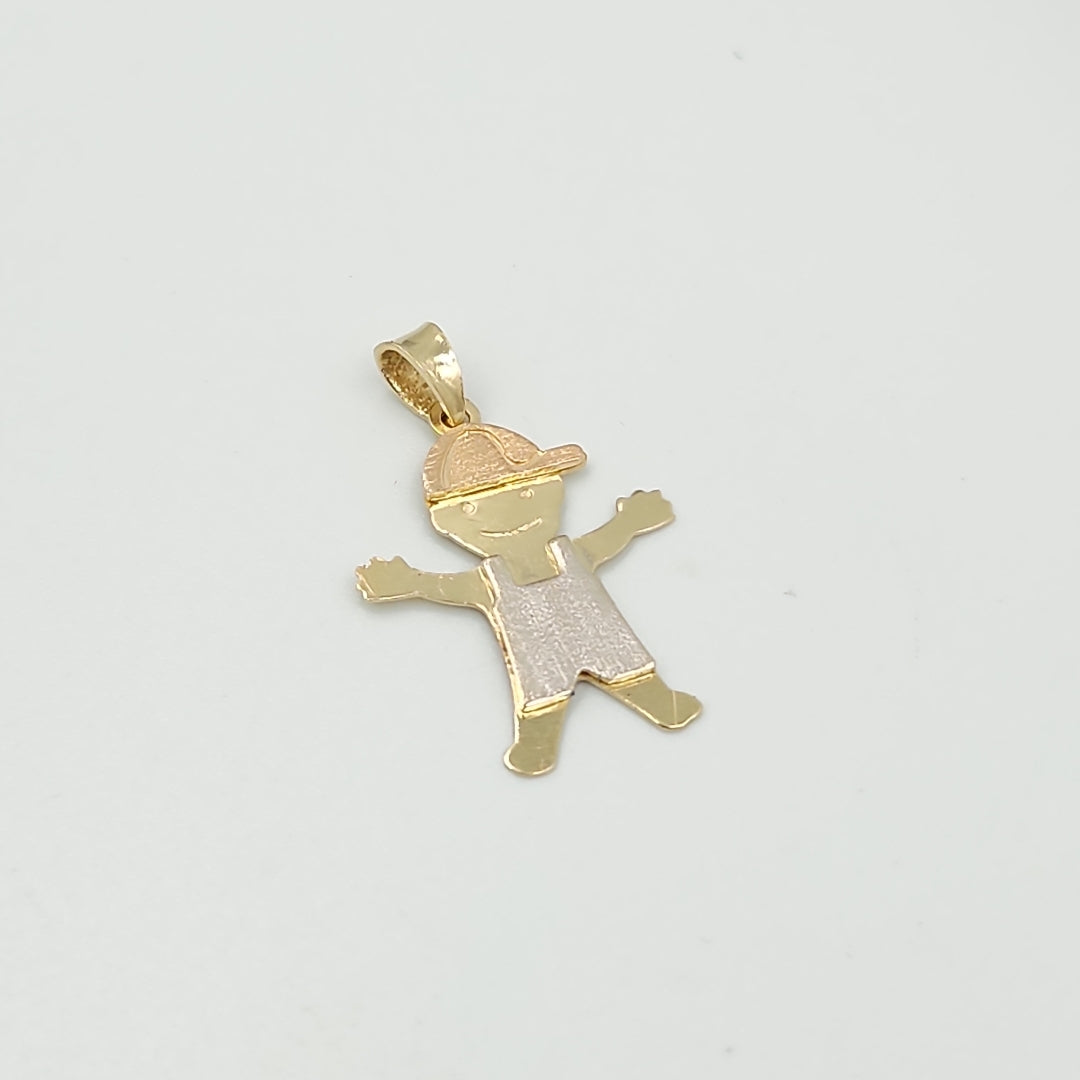 DIJE ORO,ORO COMBINADO 14 K 1,20 GRMS (SEMINUEVO)