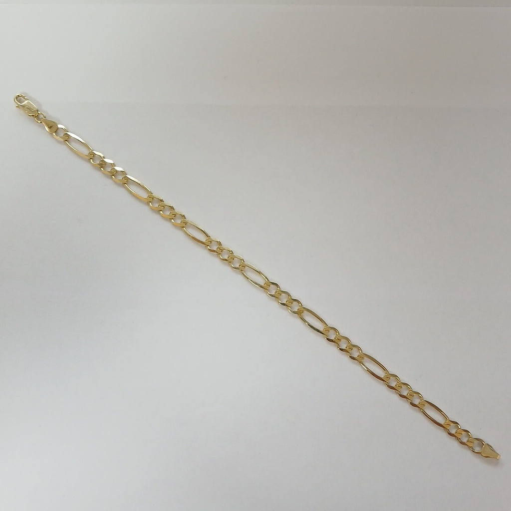 PULSERAS CABALLERO CARTIER 3 1 AMARILLA ORO 14K 7.3 (NUEVO)