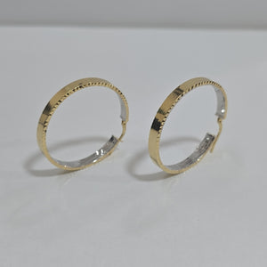 ARRACADAS PAR ORO,ORO BLANCO 14 K 3,30 GRMS (SEMINUEVO)