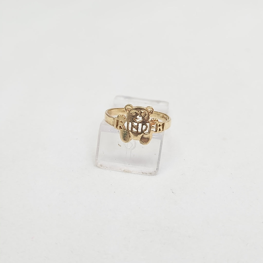 ANILLO DE GRADUACIÓN ORO 10 K 1.2 GRMS (SEMINUEVO)