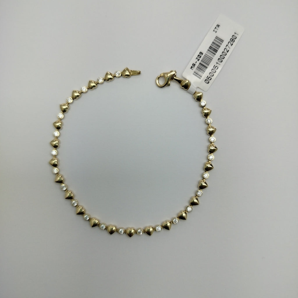 PULSERAS DAMA ORO 14K 3.5 (NUEVO)