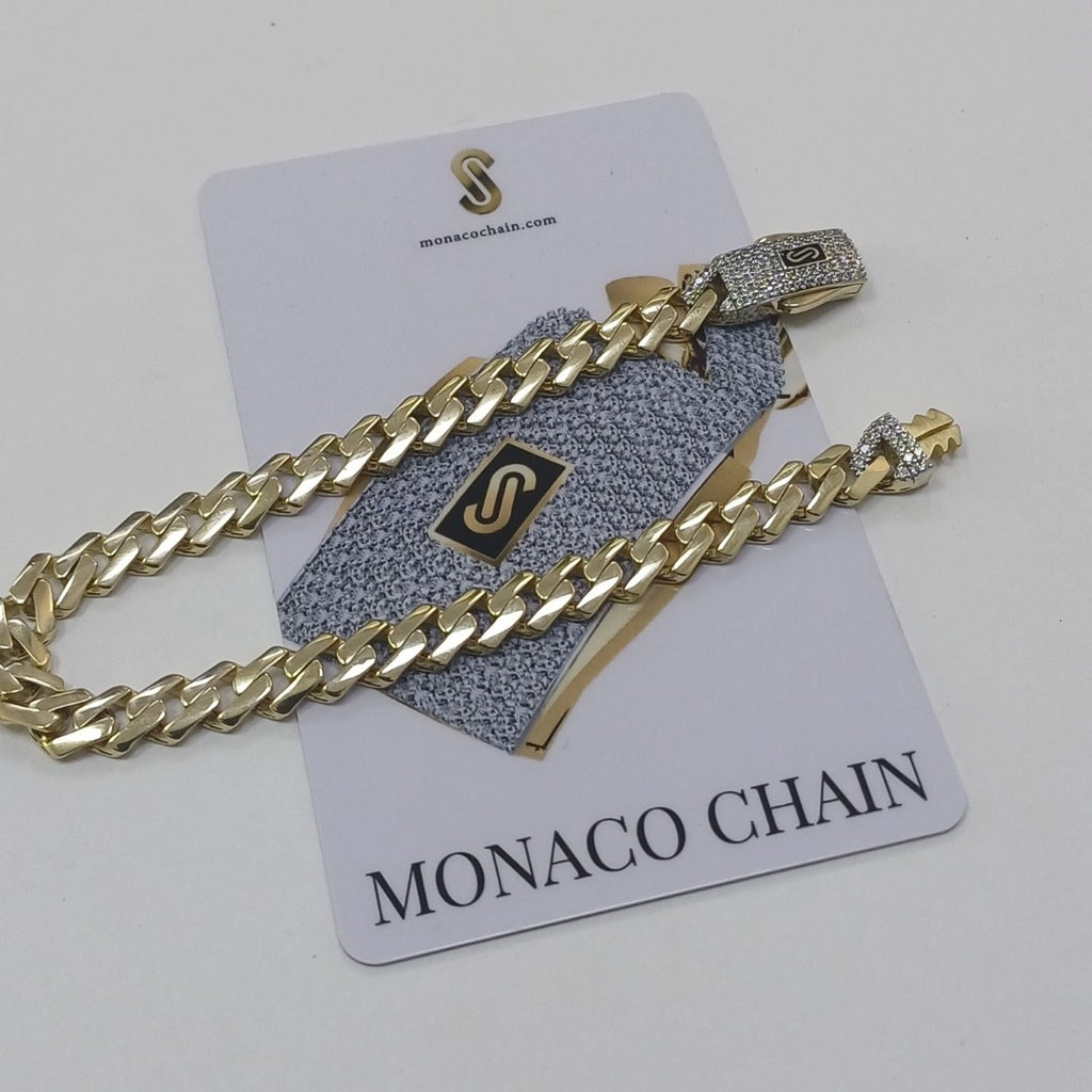 PULSERA MONACO ORO 10K 6.9 (NUEVO)