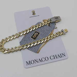 PULSERA MONACO ORO 10K 6.9 (NUEVO)