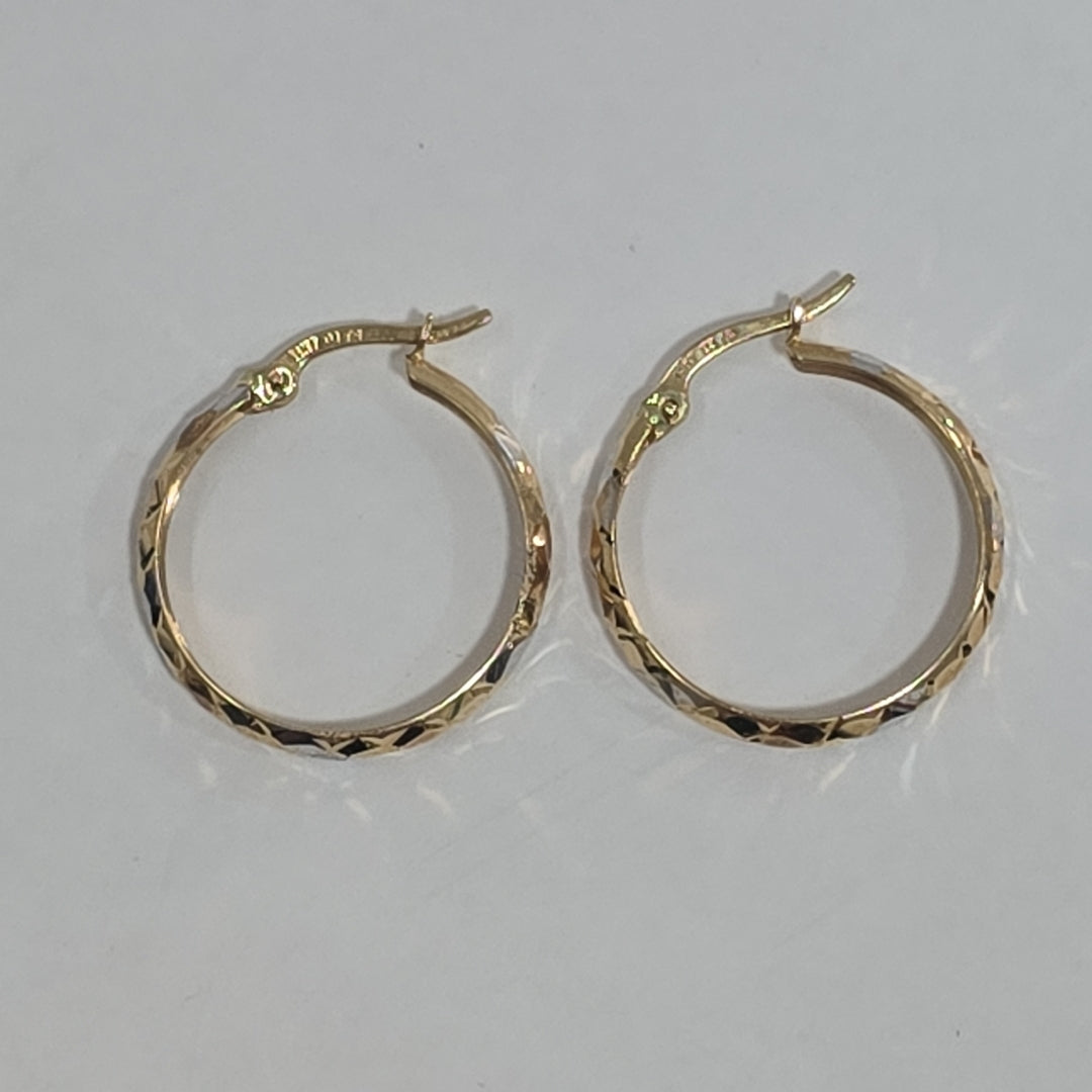 ARRACADAS PAR ORO 14 K 1,40 GRMS (SEMINUEVO)