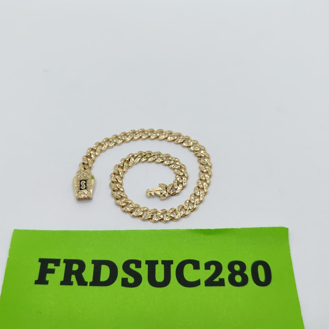 PULSERA MONACO ORO 14K 5.3 (NUEVO)
