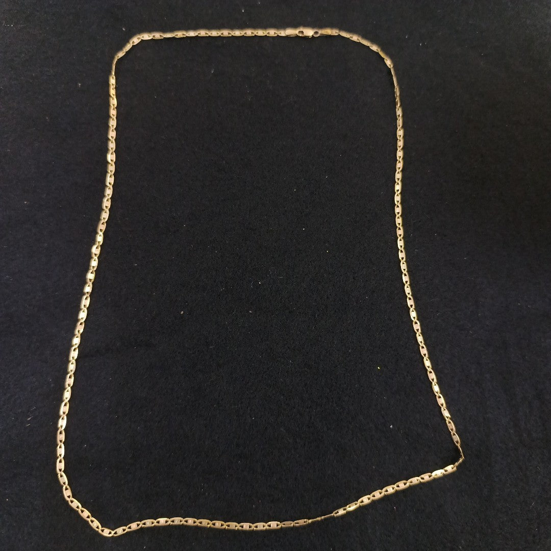 CADENA ORO COMBINADO 14 K 5 GRMS (SEMINUEVO)
