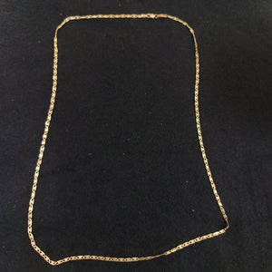 CADENA ORO COMBINADO 14 K 5 GRMS (SEMINUEVO)