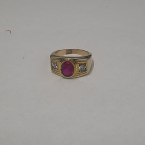 ANILLO ORO 14 K 12 GRMS (SEMINUEVO)
