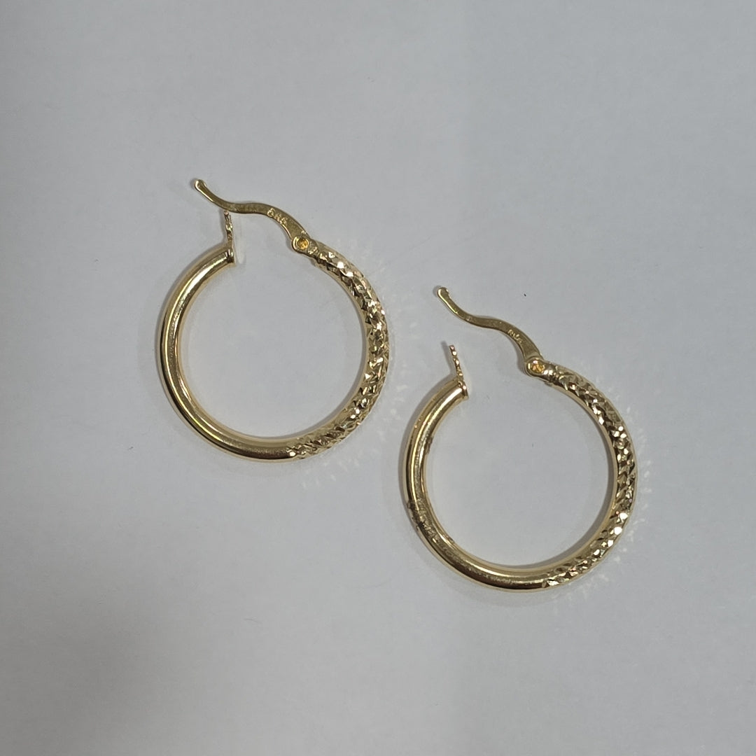 ARRACADAS PAR ORO 14 K 2,30 GRMS (SEMINUEVO)