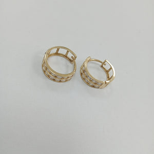 ARRACADAS PAR ORO 14 K 2,00 GRMS (SEMINUEVO)