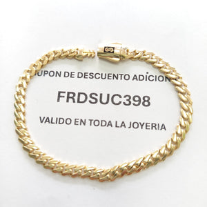 PULSERA MONACO ORO 14K 5.5 (NUEVO)