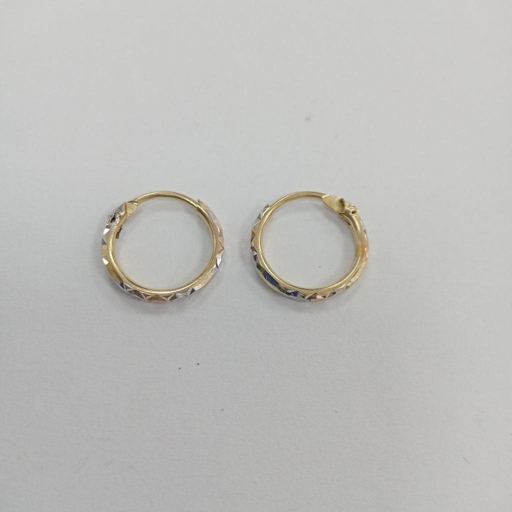 ARRACADAS PAR ORO 14 K 0,90 GRMS (SEMINUEVO)