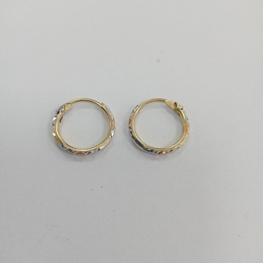 ARRACADAS PAR ORO 14 K 0,90 GRMS (SEMINUEVO)