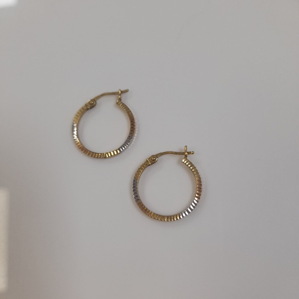 ARRACADAS PAR ORO 10 K 1.3 GRMS (SEMINUEVO)