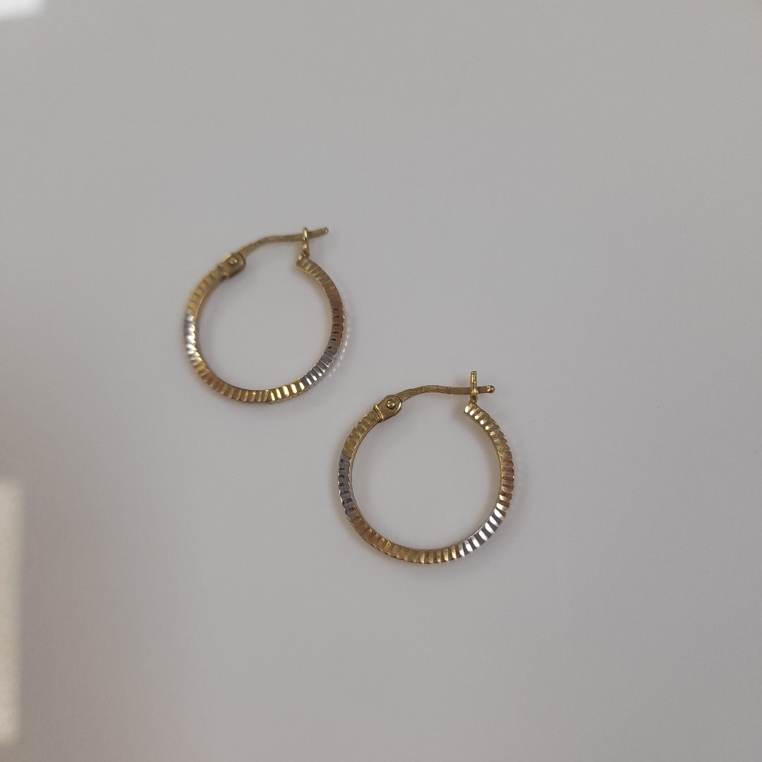ARRACADAS PAR ORO 10 K 1.3 GRMS (SEMINUEVO)