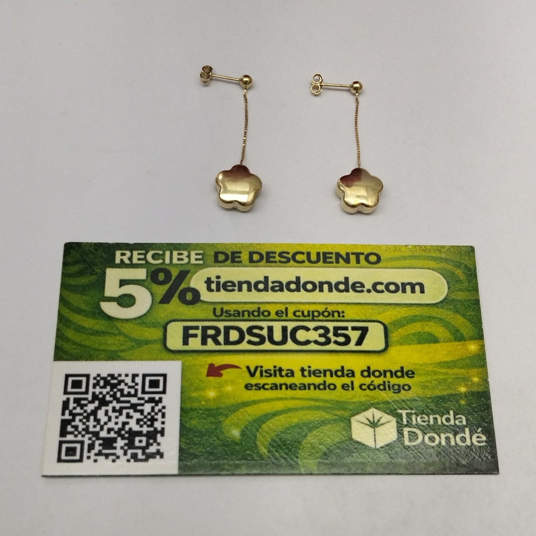 BROQUELES PAR ORO 14 K 2 GRMS (SEMINUEVO)