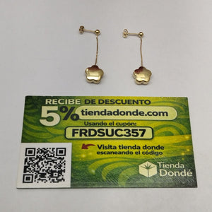 BROQUELES PAR ORO 14 K 2 GRMS (SEMINUEVO)