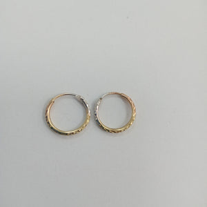 ARRACADAS PAR ORO 14 K 1,00 GRMS (SEMINUEVO)