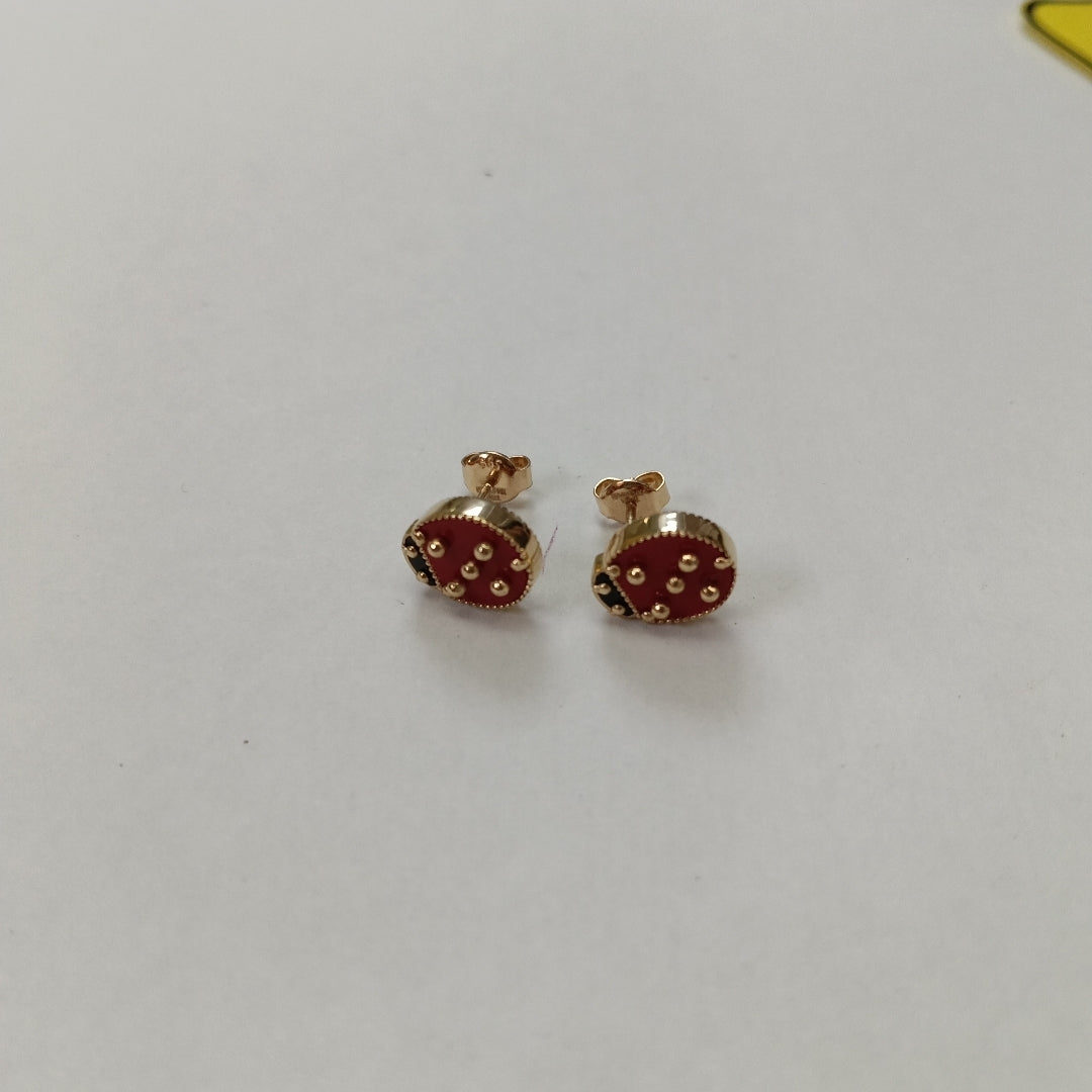 BROQUELES ORO 14K 2.6 (NUEVO)