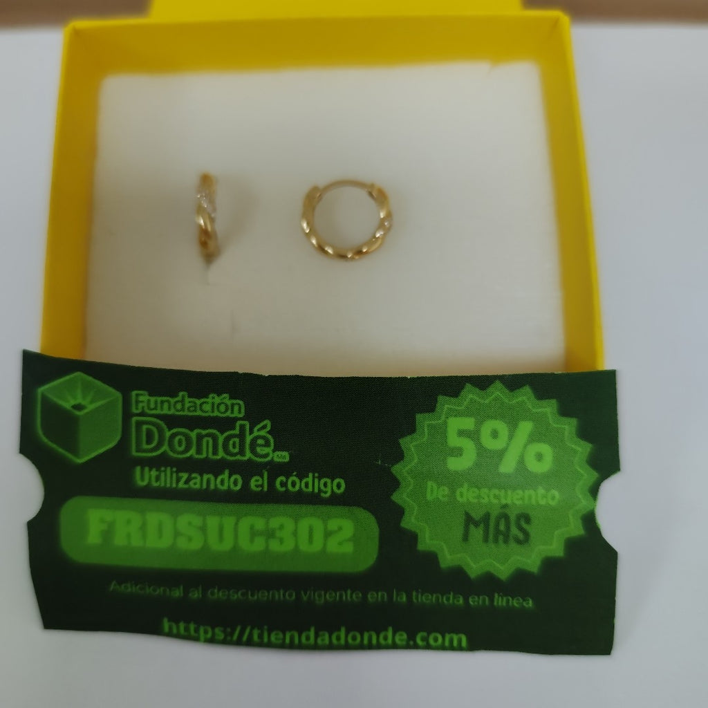 HUGGIES ORO 14K 2.1 (NUEVO)