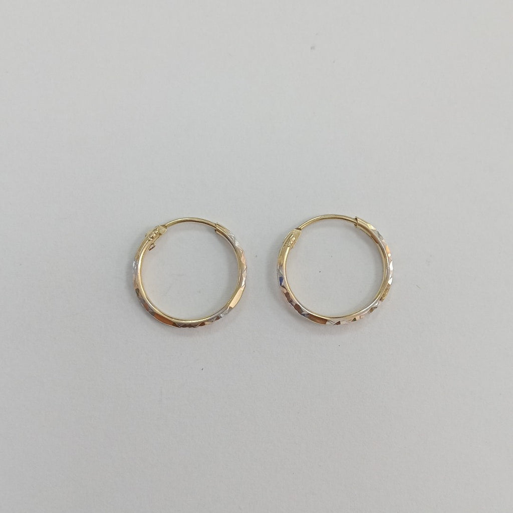 ARRACADAS PAR ORO 14 K 1,20 GRMS (SEMINUEVO)