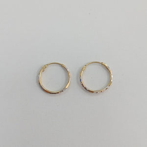 ARRACADAS PAR ORO 14 K 1,20 GRMS (SEMINUEVO)