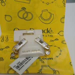 BROQUELES MONACO ORO 10K 3 (NUEVO)