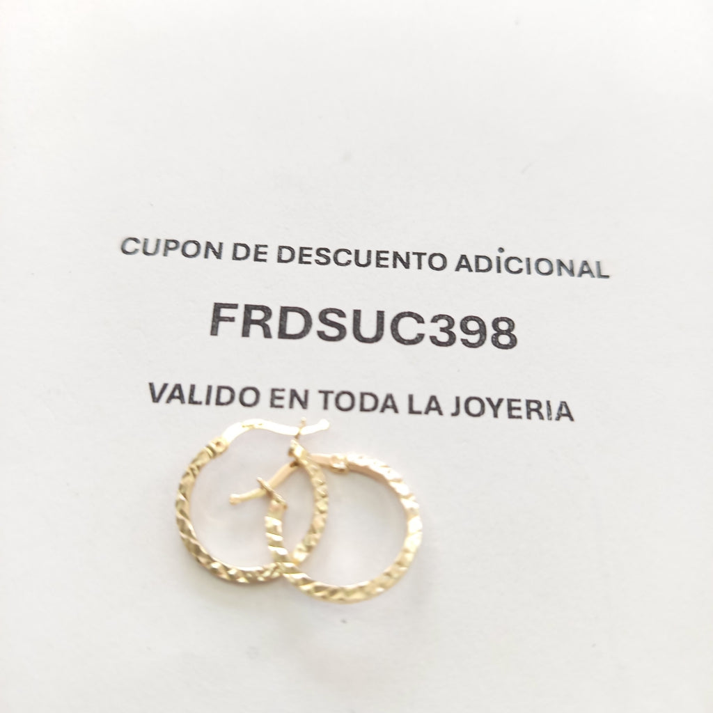 ARRACADAS ORO 14K 1.2 (NUEVO)