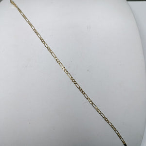 PULSERA TEJIDO 3X1 14K 21 CM 2.2 GR (NUEVO)