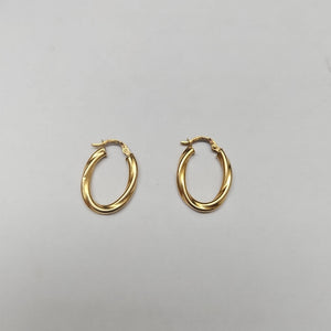 ARRACADAS PAR ORO 14 K 1,50 GRMS (SEMINUEVO)