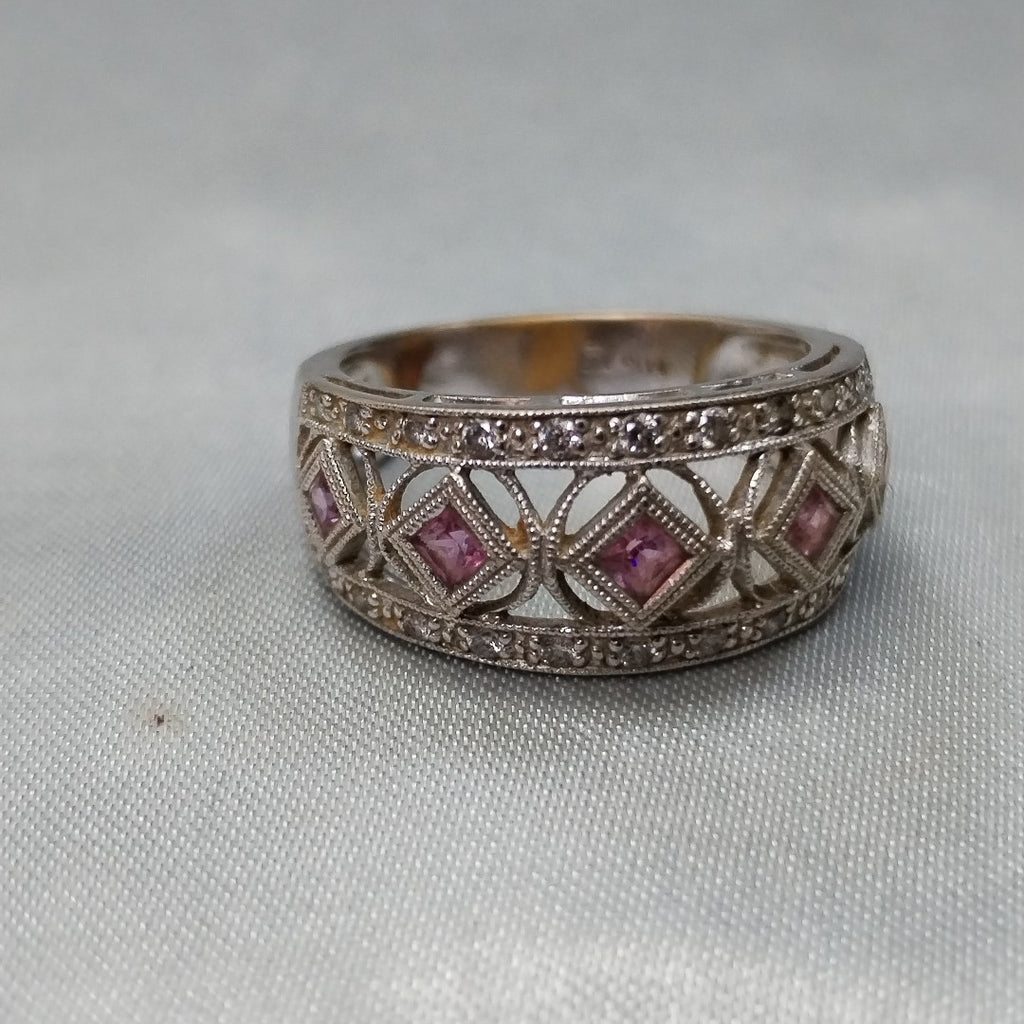 ANILLITO ORO, ORO BLANCO 14 K 5 GRMS (SEMINUEVO)