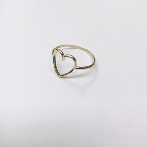 ANILLOS ANILLITO FIG CORAZON 10K TALLA 7 0.8 GR (NUEVO)