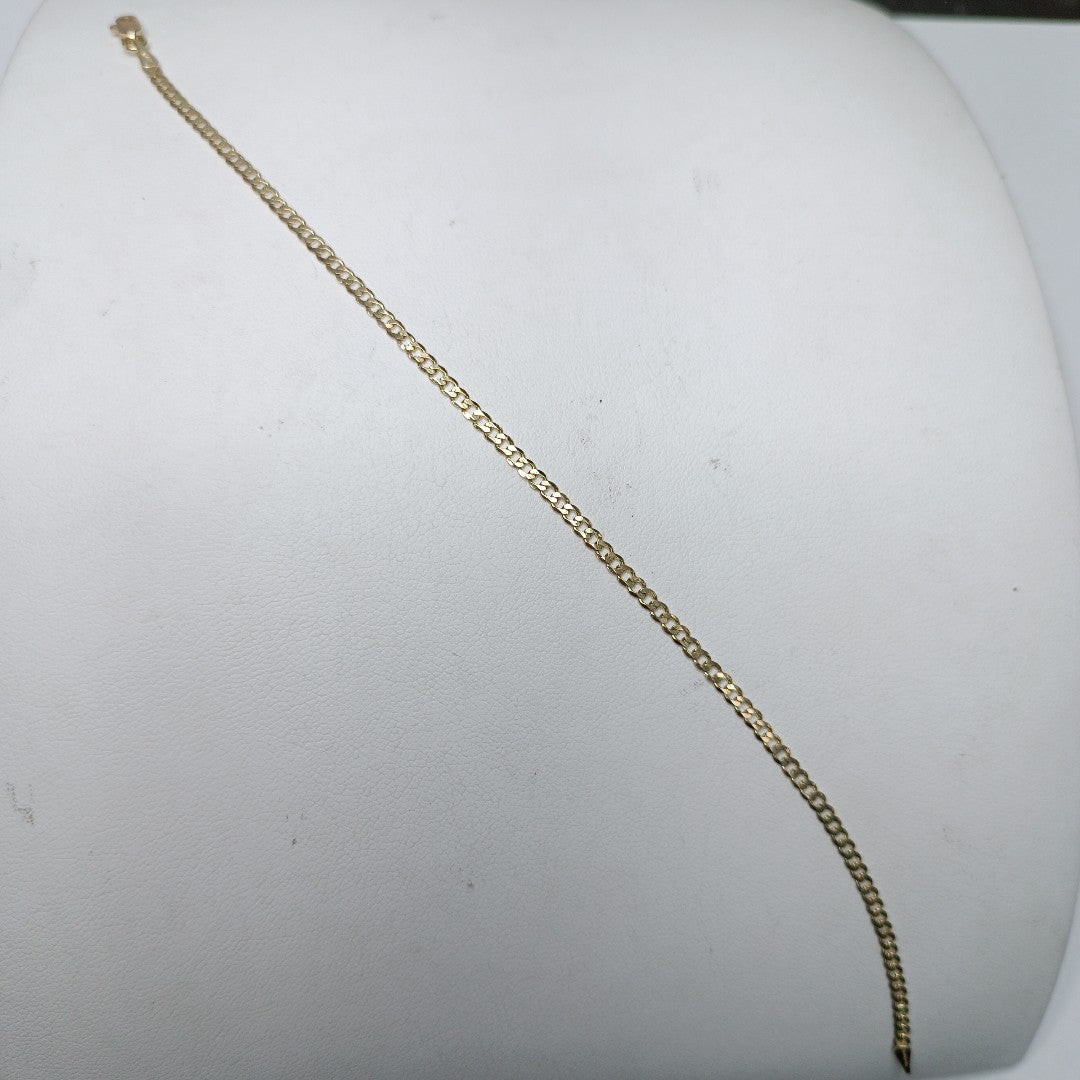PULSERA BARBADA 14K 21 CM 2.3 GR (NUEVO)