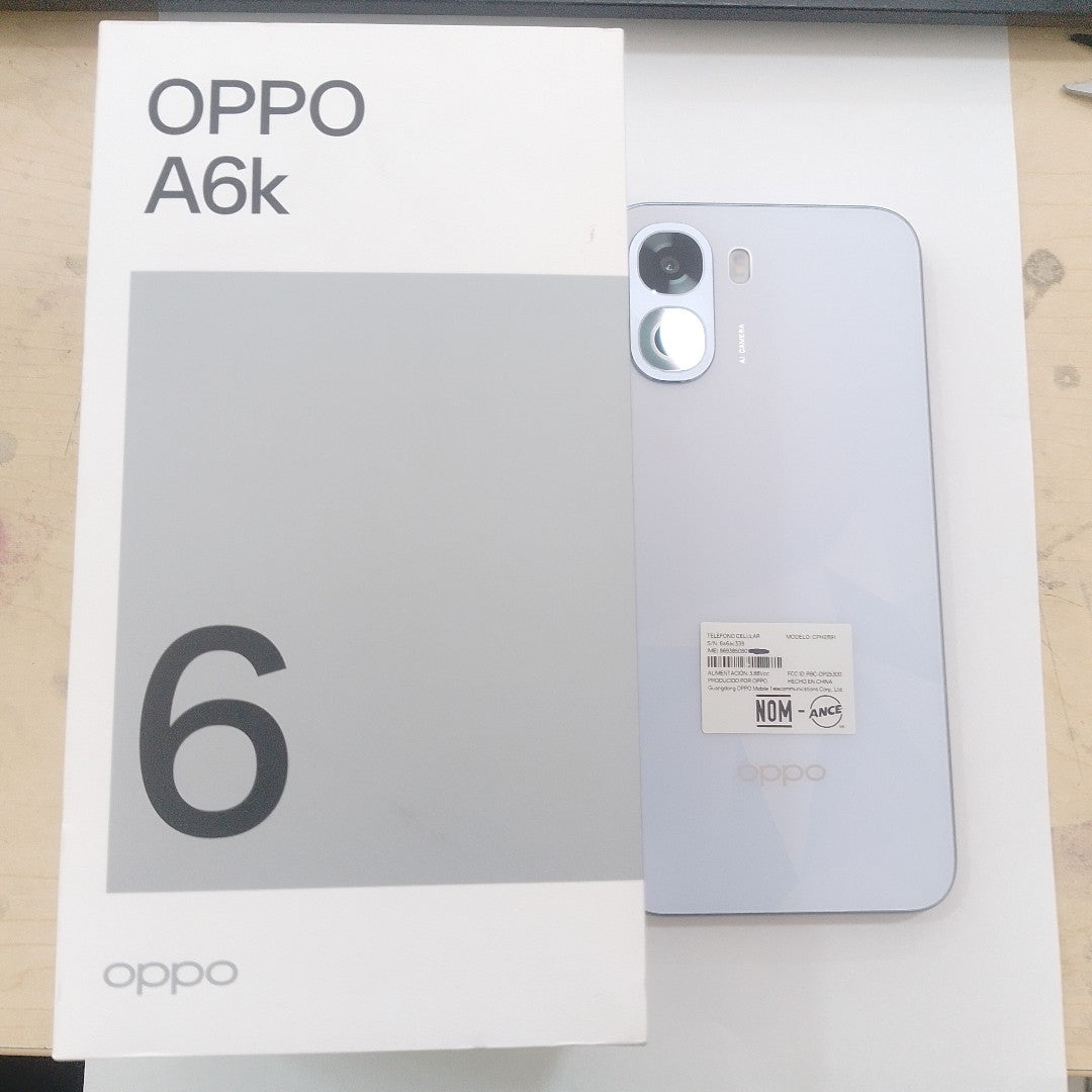 CELULAR OPPO A6K CPH2891 (2026) 256 GB 4 GB RAM (SEMINUEVO)