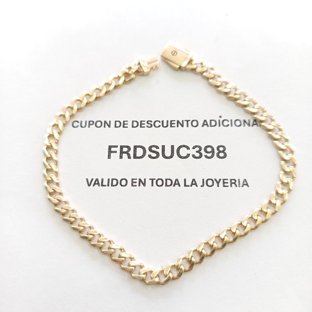 PULSERAS CABALLERO ORO 14K 4.9 (NUEVO)