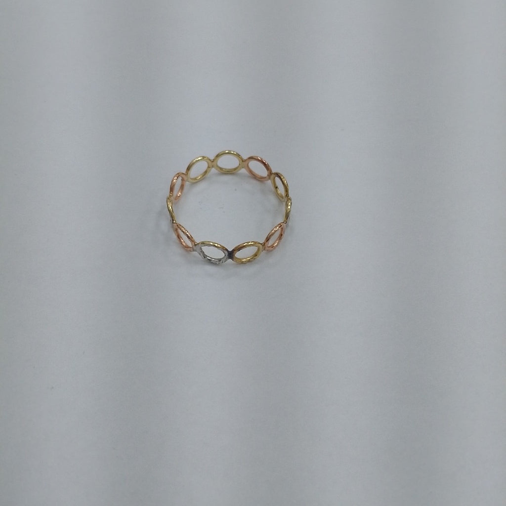 ANILLITO ORO COMBINADO 14 K 1 GRMS (SEMINUEVO)