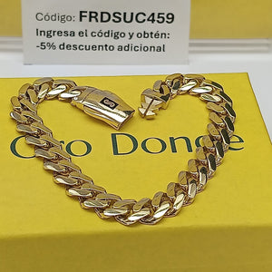 PULSERA MONACO ORO 14K 9.7 (NUEVO)