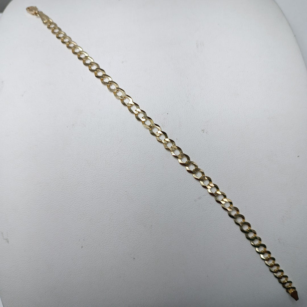 PULSERA BARBADA 14K 21 CM 5.3 GR (NUEVO)