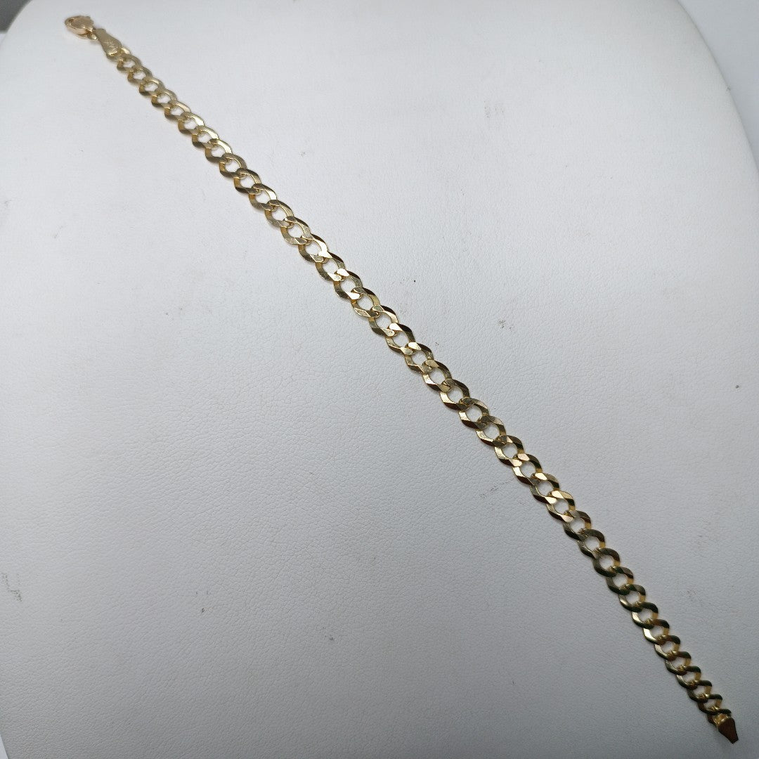 PULSERA BARBADA 14K 21 CM 5.3 GR (NUEVO)