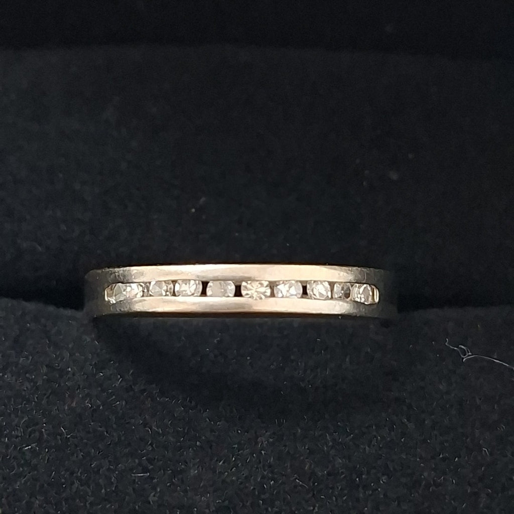 ANILLITO ORO, ORO BLANCO 14 K 2.7 GRMS (SEMINUEVO)