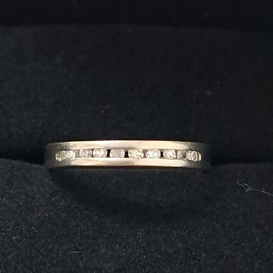 ANILLITO ORO, ORO BLANCO 14 K 2.7 GRMS (SEMINUEVO)