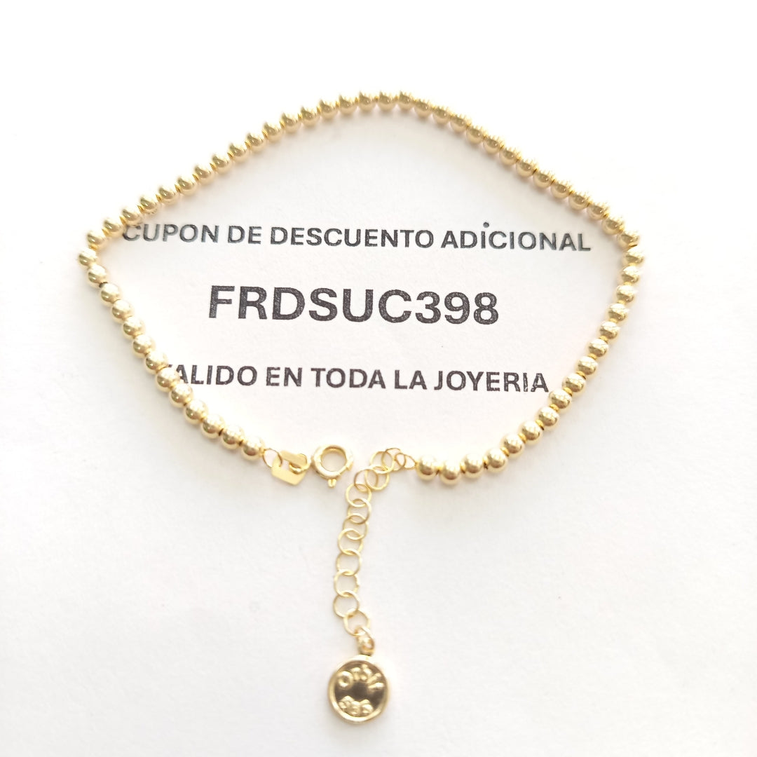 PULSERAS DAMA ORO 14K 1.9 (NUEVO)