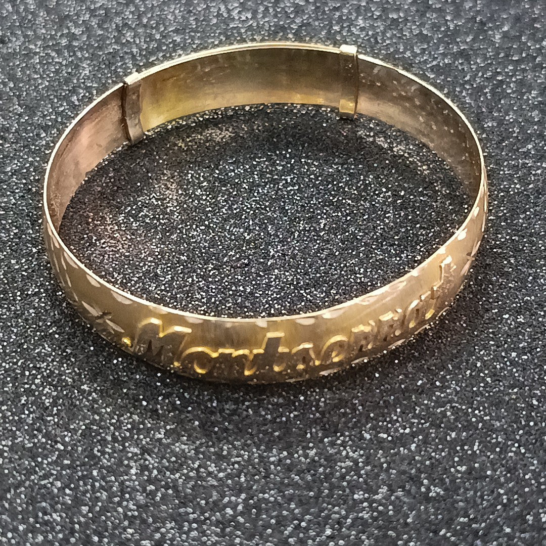 PULSERA RIGIDA ORO 8 K 9.7 GRMS (SEMINUEVO)