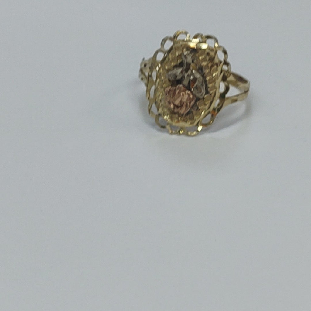 ANILLITO ORO,ORO COMBINADO 10 K 1,70 GRMS (SEMINUEVO)