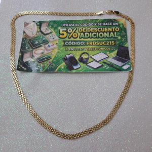 CADENA ESPECIAL 14K 50 CM 11.6 GR (NUEVO)