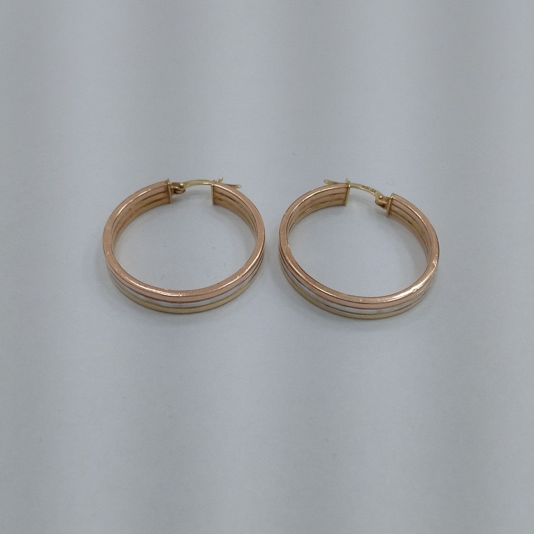 ARRACADAS PAR ORO COMBINADO 10 K 5.1 GRMS (SEMINUEVO)