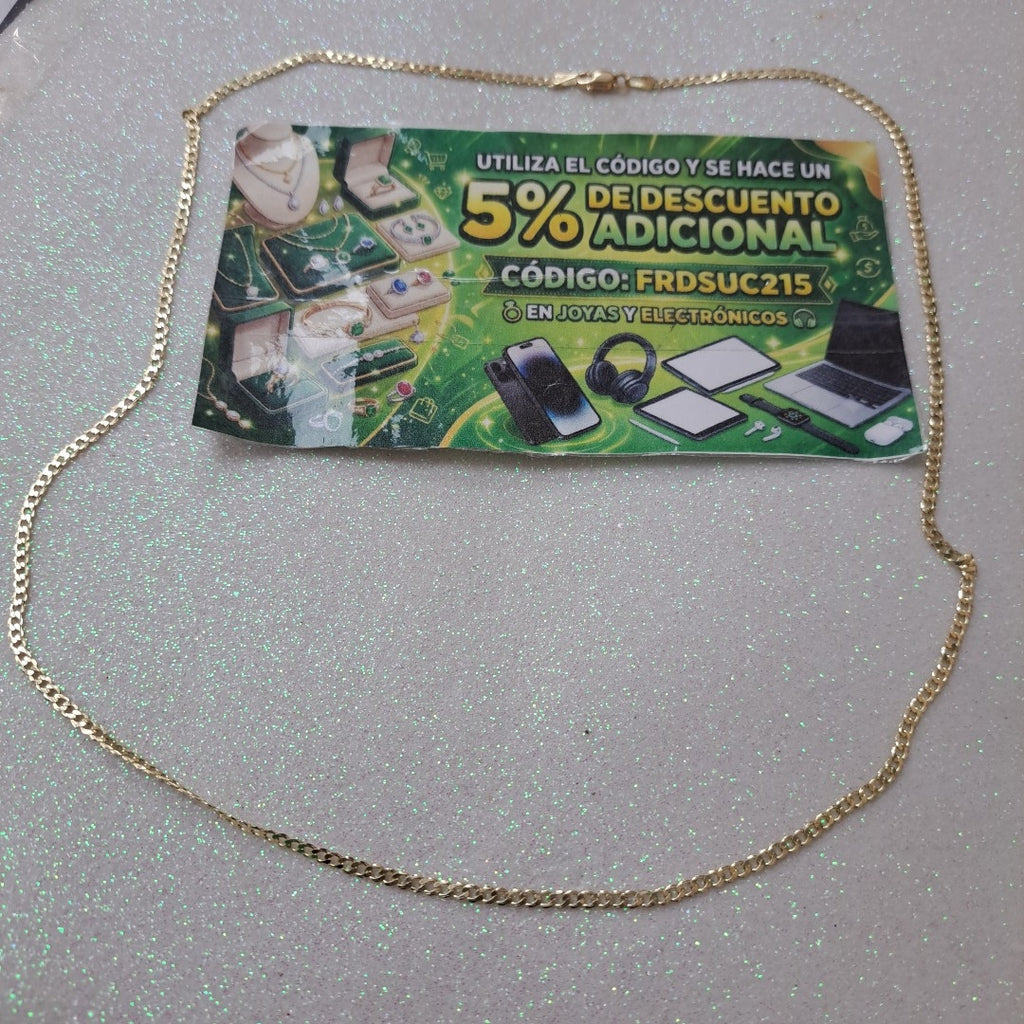 CADENA BARBADA 14K 55 CM 5.1 GR (NUEVO)